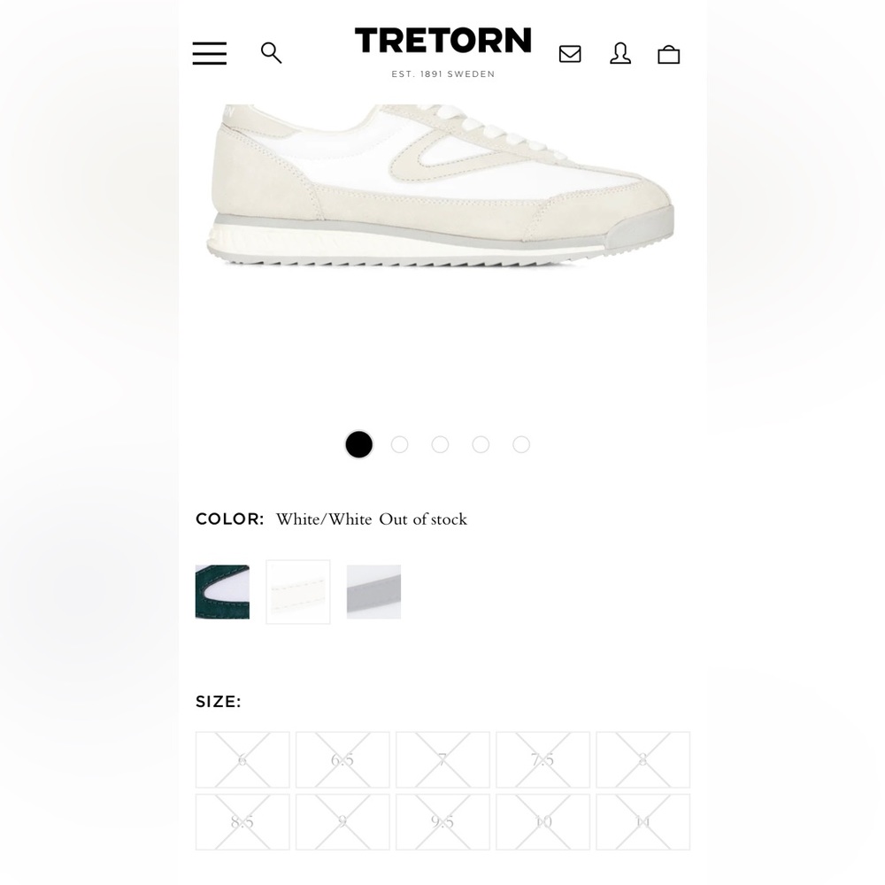 Women’s Tretorn Rawlings, 2.0. Sz. 8.5